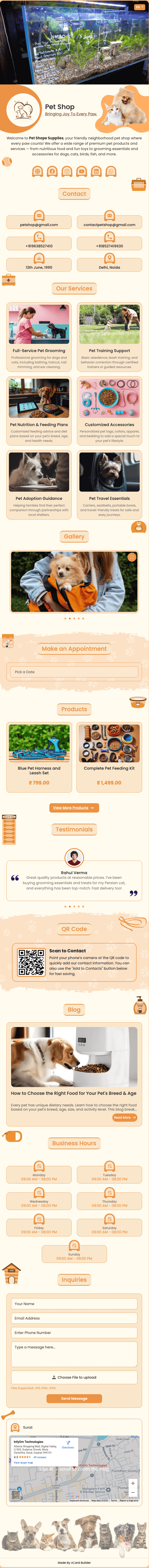 قالب کارت ویزیت دیجیتال
